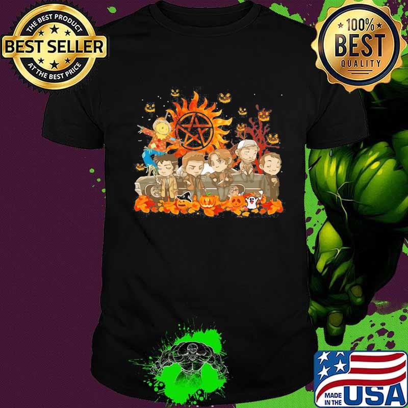 Supernatural characters halloween shirt