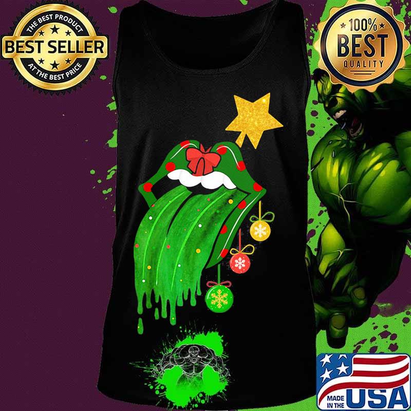 Symbol Rolling Stones Star Merry Xmas Shirt Tank top Symbol Rolling Stones Star Merry Xmas Shirt Tank top