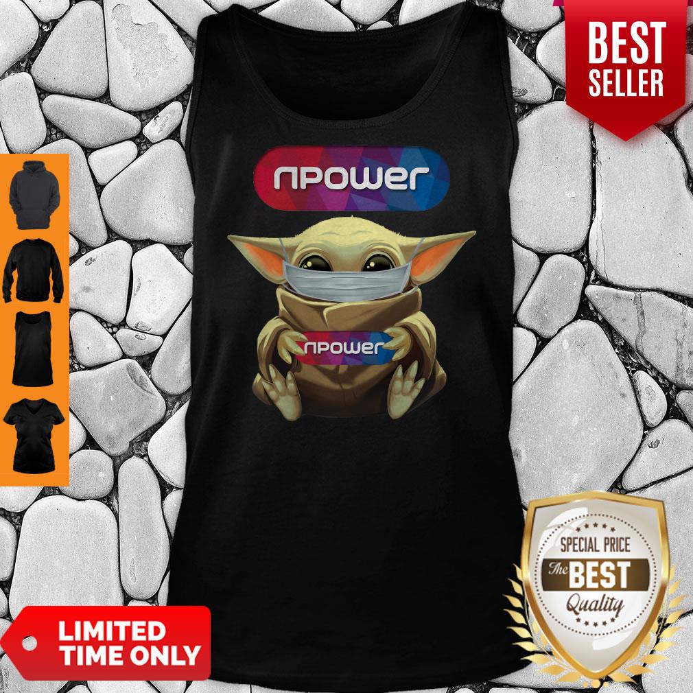Top Baby Yoda Mask Npower Coronavirus Shirt