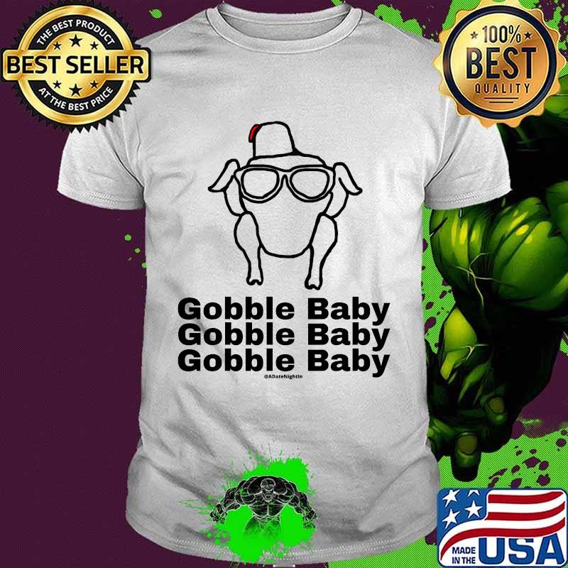 Thanksgiving day turkey gobble baby shirt