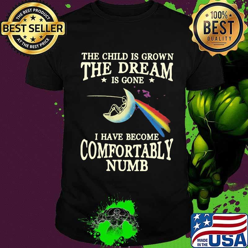 The child is grown the dream is gone i have become comfortably numb shirt The child is grown the dream is gone i have become comfortably numb shirt