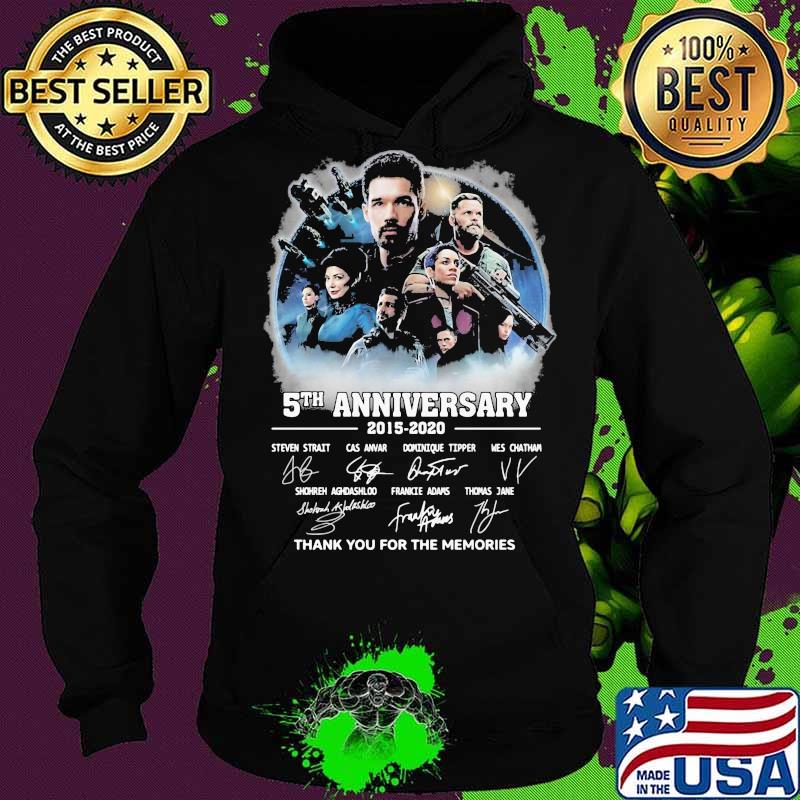 The expanse 5th anniversary 2015 2020 thank you for the memories signatures s Hoodie The expanse 5th anniversary 2015 2020 thank you for the memories signatures s Hoodie