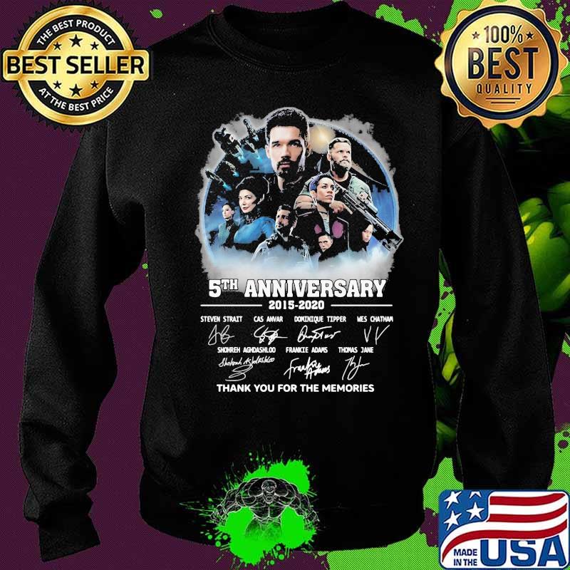 The expanse 5th anniversary 2015 2020 thank you for the memories signatures s Sweater The expanse 5th anniversary 2015 2020 thank you for the memories signatures s Sweater