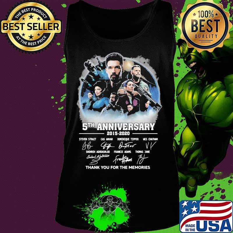 The expanse 5th anniversary 2015 2020 thank you for the memories signatures s Tank top The expanse 5th anniversary 2015 2020 thank you for the memories signatures s Tank top