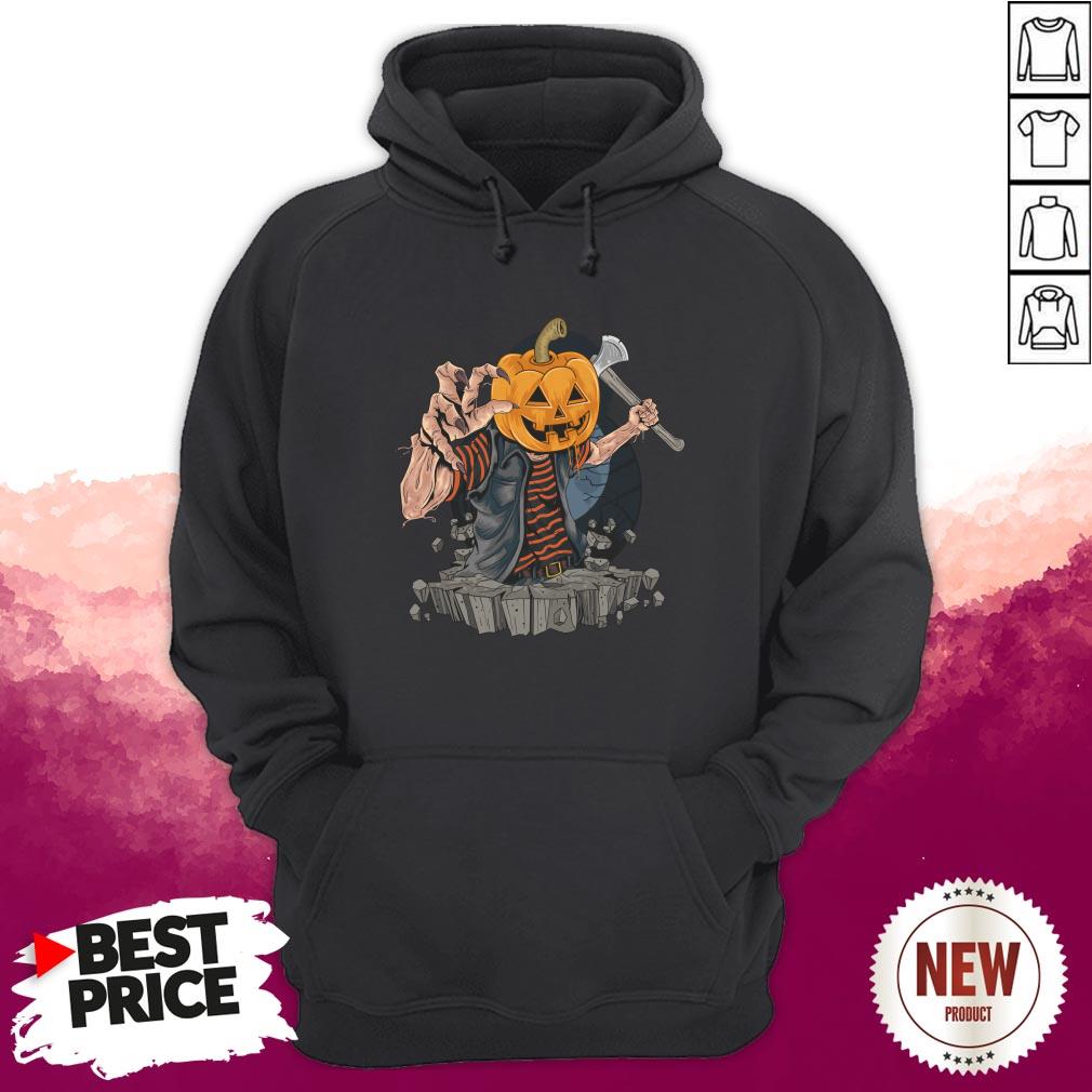 The Men Pumpkin Hold Hatched Evil Halloween Shirt