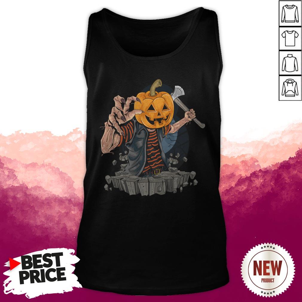 The Men Pumpkin Hold Hatched Evil Halloween Shirt