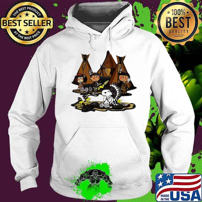 The peanuts characters cartoon camping native s Hoodie The peanuts characters cartoon camping native s Hoodie