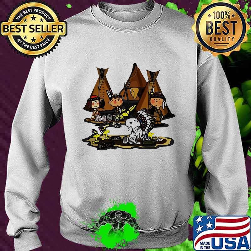 The peanuts characters cartoon camping native s Sweater The peanuts characters cartoon camping native s Sweater