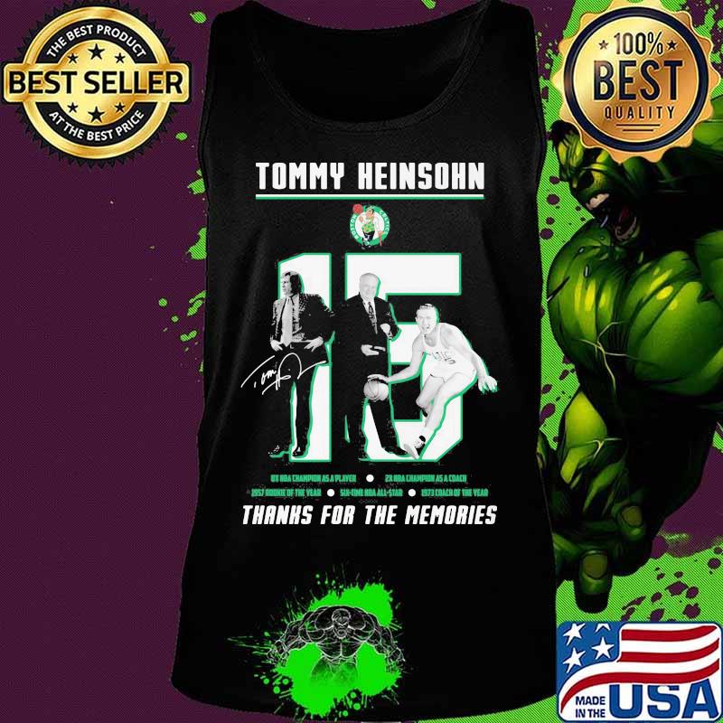Tommy heinsohn 15 thank you for the memories signature s Tank top Tommy heinsohn 15 thank you for the memories signature s Tank top