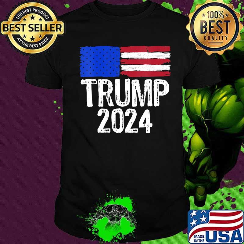 Trump 2024 American Flag Shirt