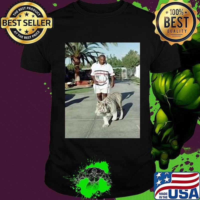 Type mike tyson and tiger shirt