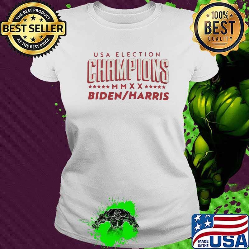 Usa election champions mmxx biden harris stars s Ladies tee Usa election champions mmxx biden harris stars s Ladies tee