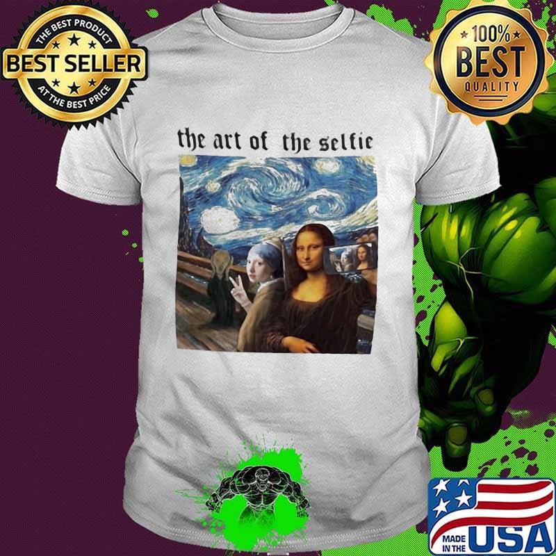 Van gogh the art of the selfie shirt