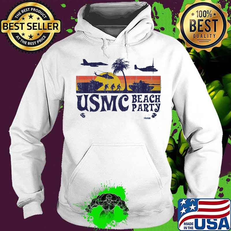 Veteran usmc beach party vintage retro s Hoodie Veteran usmc beach party vintage retro s Hoodie