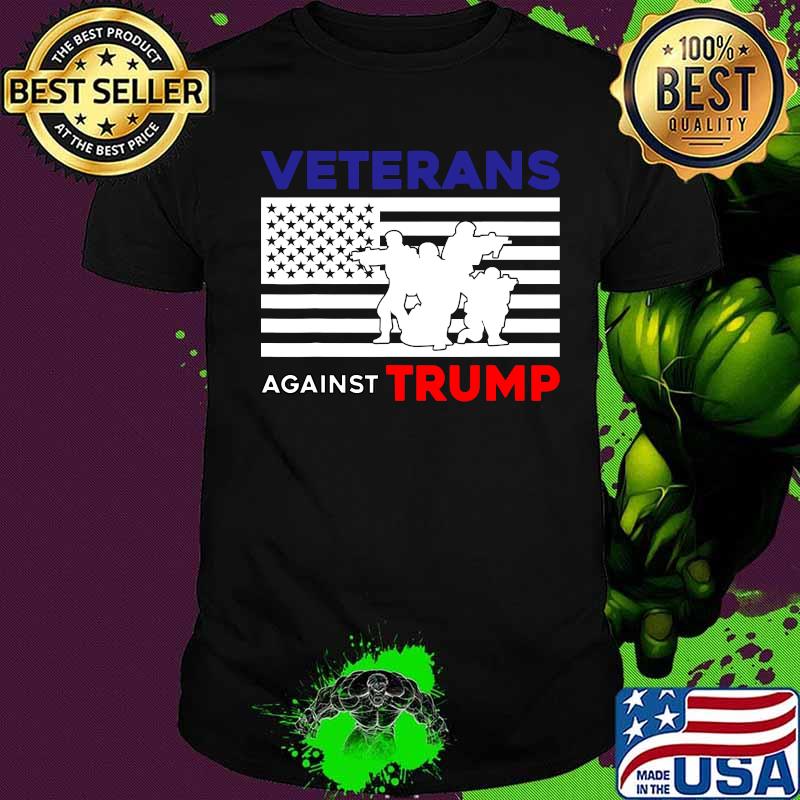 Veterans Against Trump American Flag Shirt