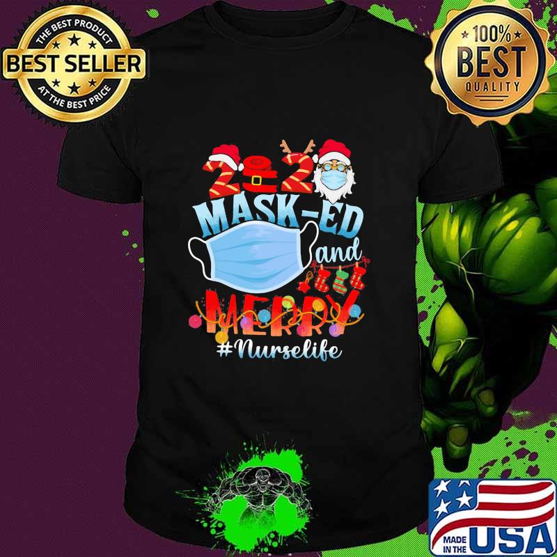 2020 Mash-ed And Merry Christmas Nurselife Covid 19 Shirt