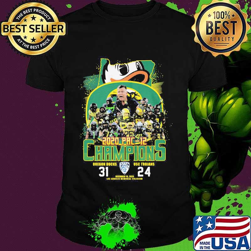 2020 Pac-12 Champions Victory 31 24 Usc Trojans Shirt
