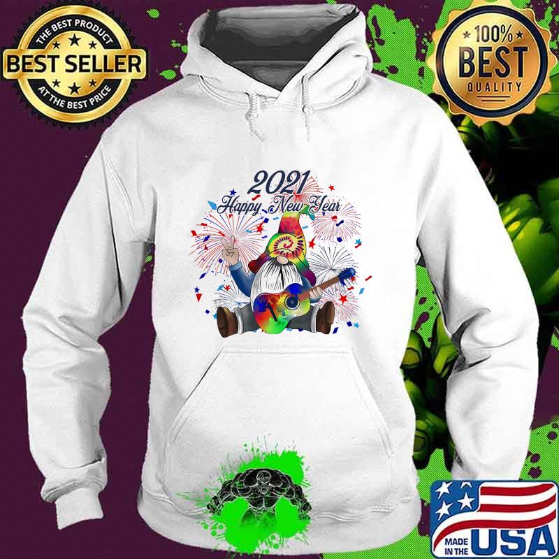 2021 Happy New Year Gnome Guitar Shirt Hoodie 2021 Happy New Year Gnome Guitar Shirt Hoodie