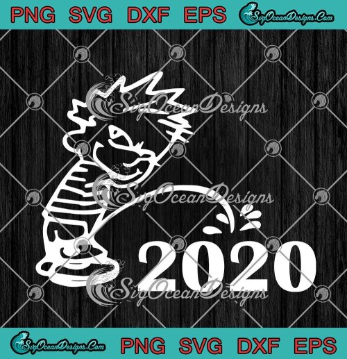 Bad Boy Calvin Pissing On 2020 Funny SVG PNG EPS DXF Cricut File Silhouette Art
