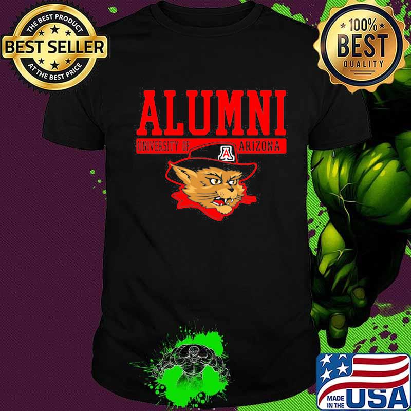 Alumni University Of Arizona Alumni Wildcat Hat Black Shirt