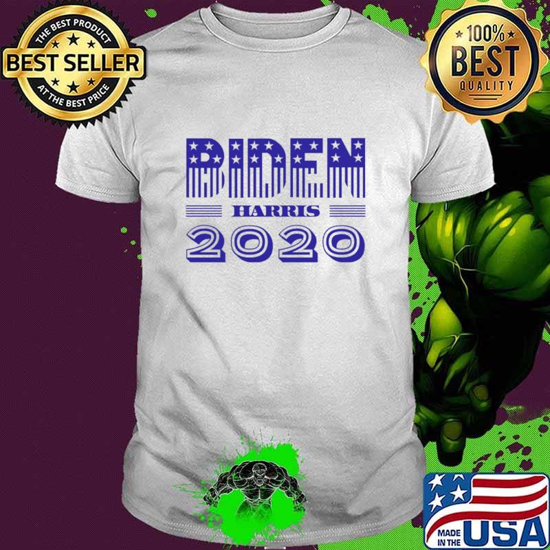 Biden Harris 2020 American Flag Blue Election Voted President Shirt