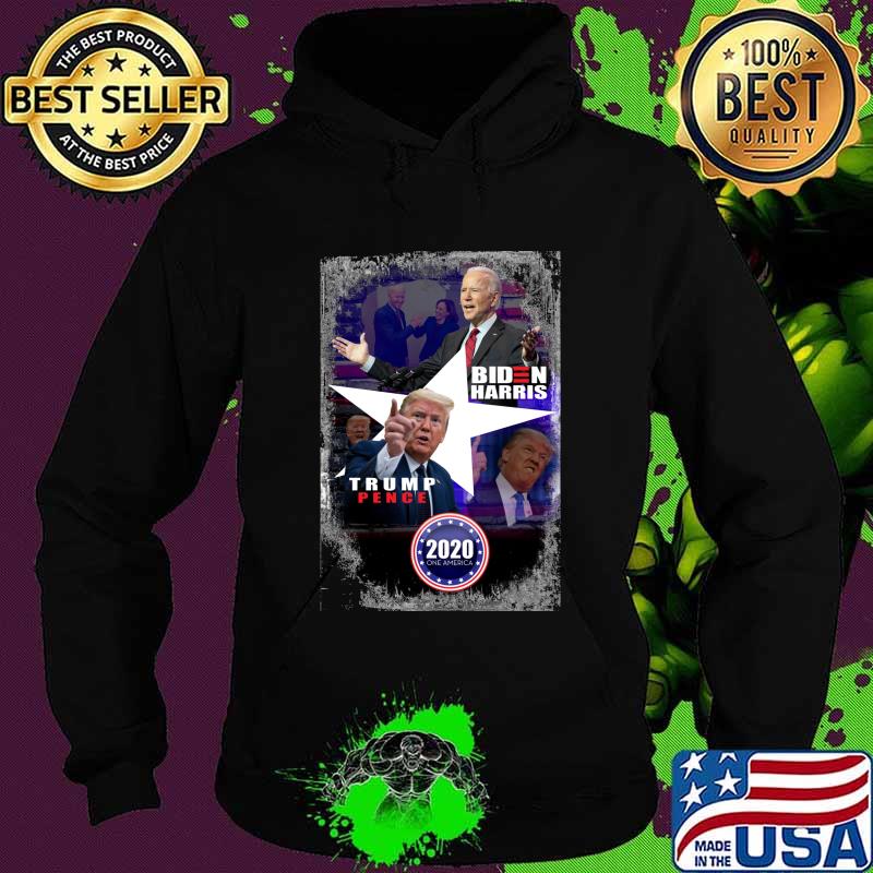 Biden Harris Trump Pence 2020 One America President Poster Shirt Hoodie Biden Harris Trump Pence 2020 One America President Poster Shirt Hoodie