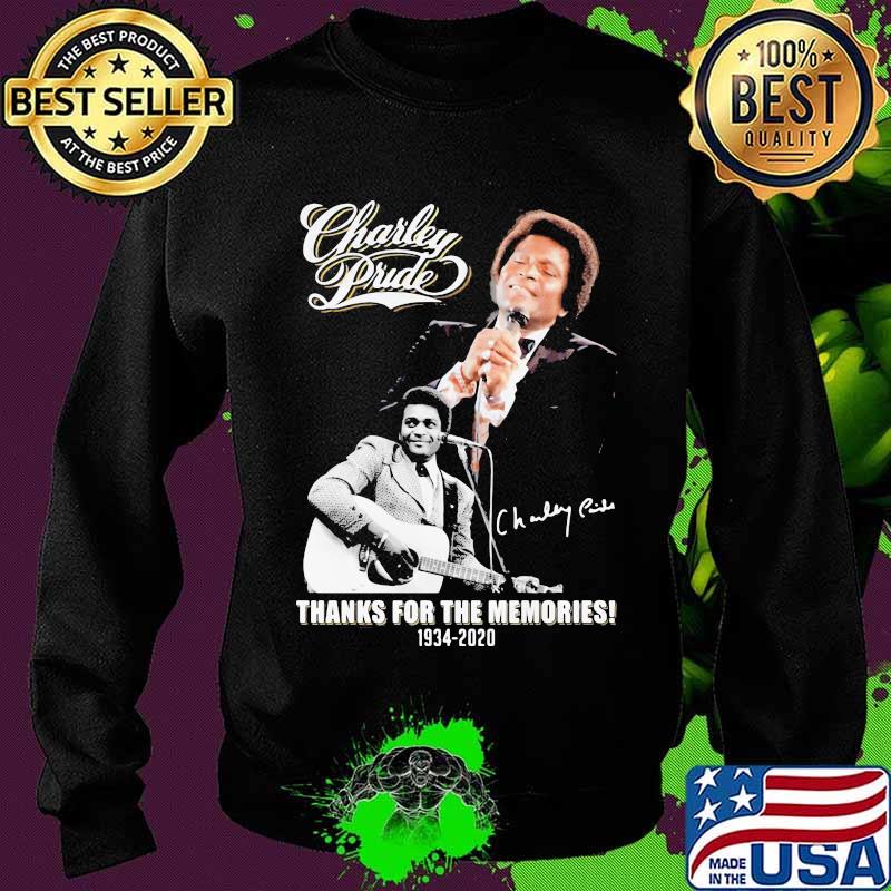 Charley Pride 1934 2020 Thank You For The Memories Signature Shirt Sweater Charley Pride 1934 2020 Thank You For The Memories Signature Shirt Sweater