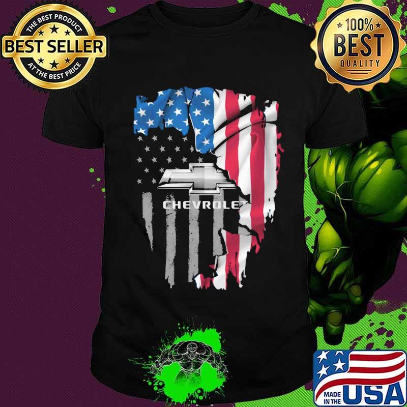 Chevrolet Company Cars American Flag Shirt