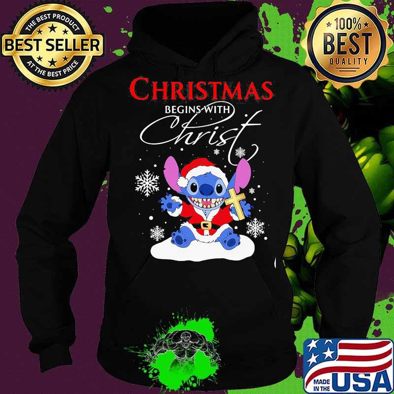 Christmas Begins With Christ Cross Fondos De Pantalla De Navidad Del Stich Shirt Hoodie Christmas Begins With Christ Cross Fondos De Pantalla De Navidad Del Stich Shirt Hoodie