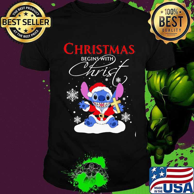 Christmas Begins With Christ Cross Fondos De Pantalla De Navidad Del Stich Shirt Christmas Begins With Christ Cross Fondos De Pantalla De Navidad Del Stich Shirt