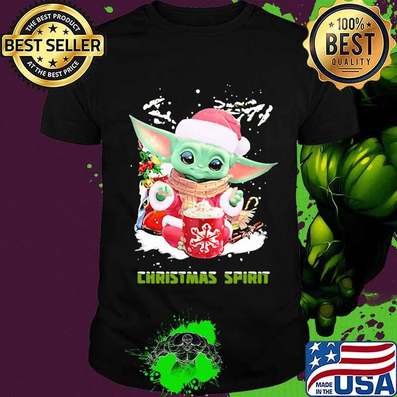 Christmas Spirit Yoda Baby Wear Pajama Santa Xmas Shirt