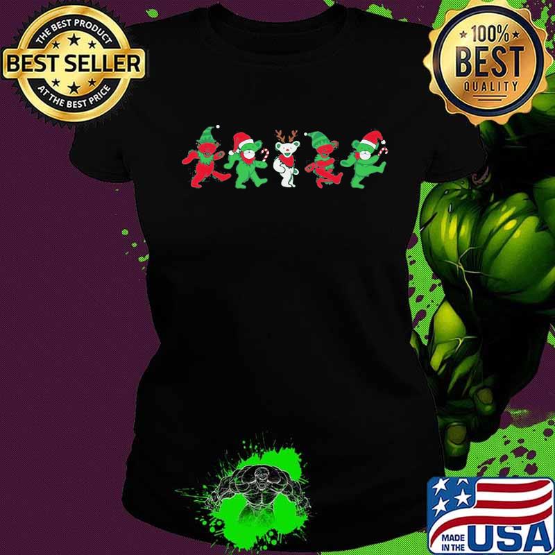 Dark Star Grateful Dead Steal Dancing Bear Wear Santa Elf Hat Merry Xmas Shirt Ladies tee Dark Star Grateful Dead Steal Dancing Bear Wear Santa Elf Hat Merry Xmas Shirt Ladies tee
