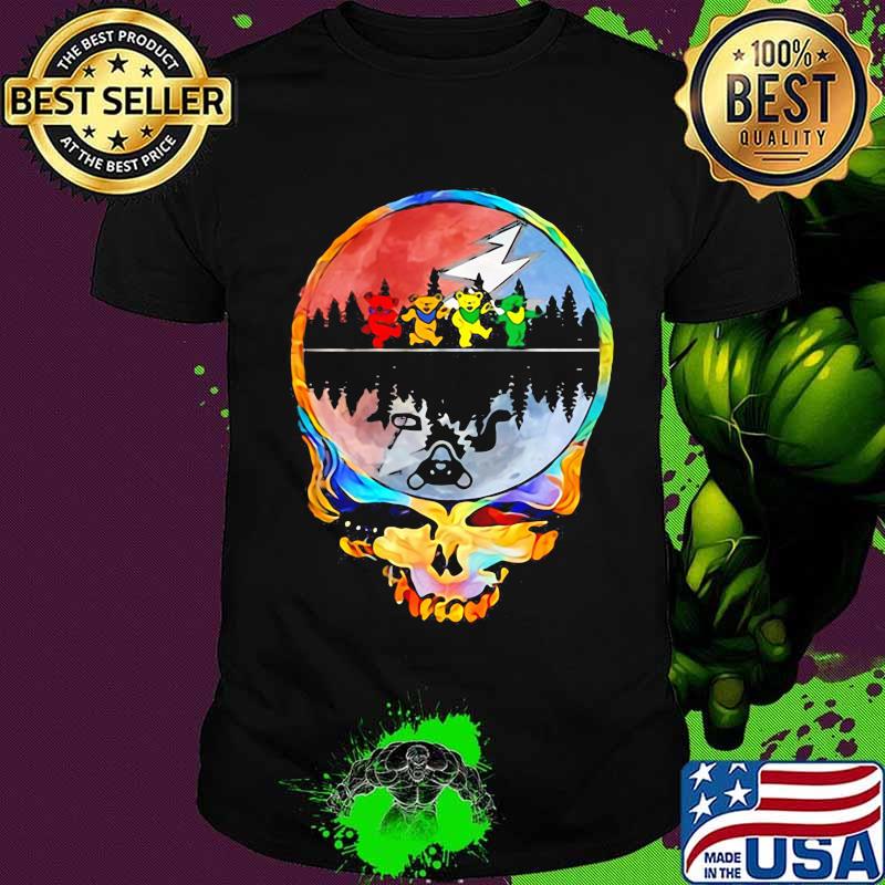 Dark Star Grateful Dead Steal Your Face Skull Dancing Bear Shirt