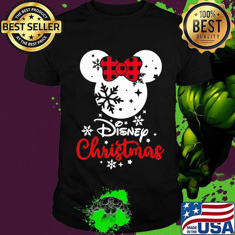 Disney Christmas Mickey Red Bow Shirt
