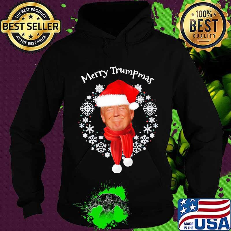 Donald Trump Merry Trumpmas Laurel Wreath Shirt Hoodie Donald Trump Merry Trumpmas Laurel Wreath Shirt Hoodie