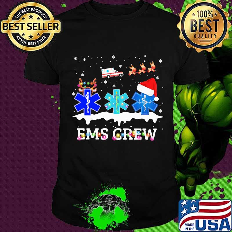 EMS Crew Ambulance Medical Merry Christmas Shirt