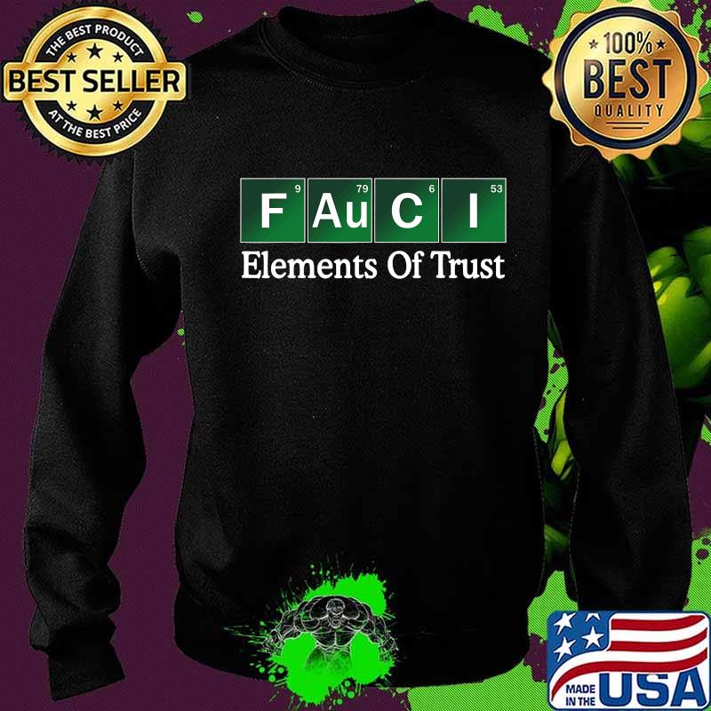 Fauci Elements Of Trust Dr Fauci Trust Science Not Morons Shirt Sweater Fauci Elements Of Trust Dr Fauci Trust Science Not Morons Shirt Sweater