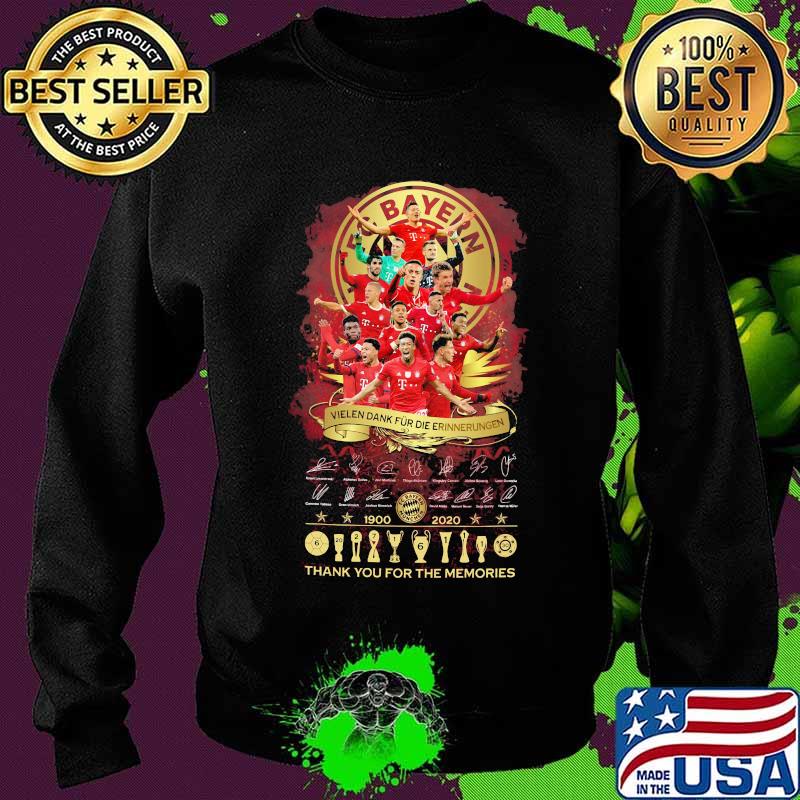 FC Bayern 1900-2020 thank you for the memories signature s Sweater FC Bayern 1900-2020 thank you for the memories signature s Sweater