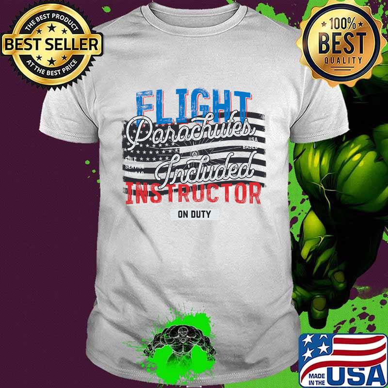 Flight Parachutes Included Instructor on duty Pilot Shirt
