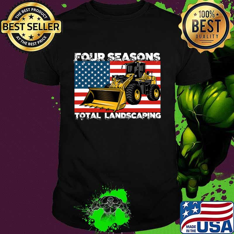 Four Season Total Landscaping American flag Shirt