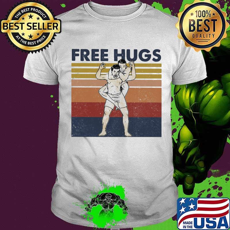 Free Hugs Wrestling Vintage Shirt
