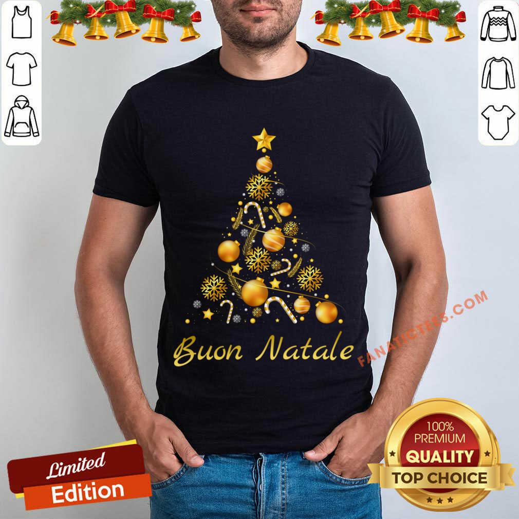 Funny Buon Natale Christmas Italy T-Shirt