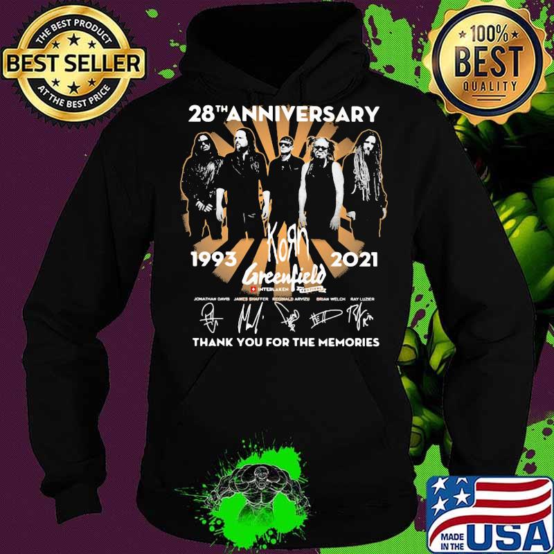 Greenfield 28th Anniversary 1993 2021 Thank You For The Memories Signuature Shirt Hoodie Greenfield 28th Anniversary 1993 2021 Thank You For The Memories Signuature Shirt Hoodie