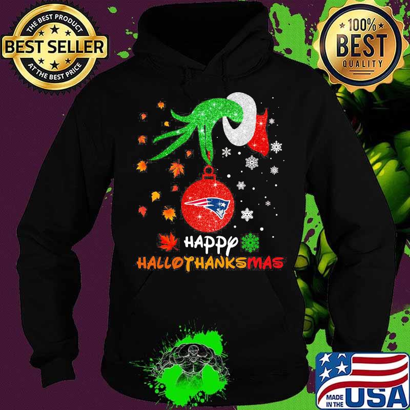 Grinch New england patriots head happy hallothanksmas s Hoodie Grinch New england patriots head happy hallothanksmas s Hoodie