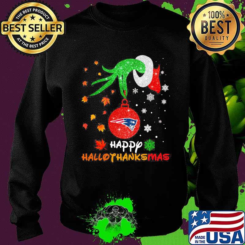 Grinch New england patriots head happy hallothanksmas s Sweater Grinch New england patriots head happy hallothanksmas s Sweater