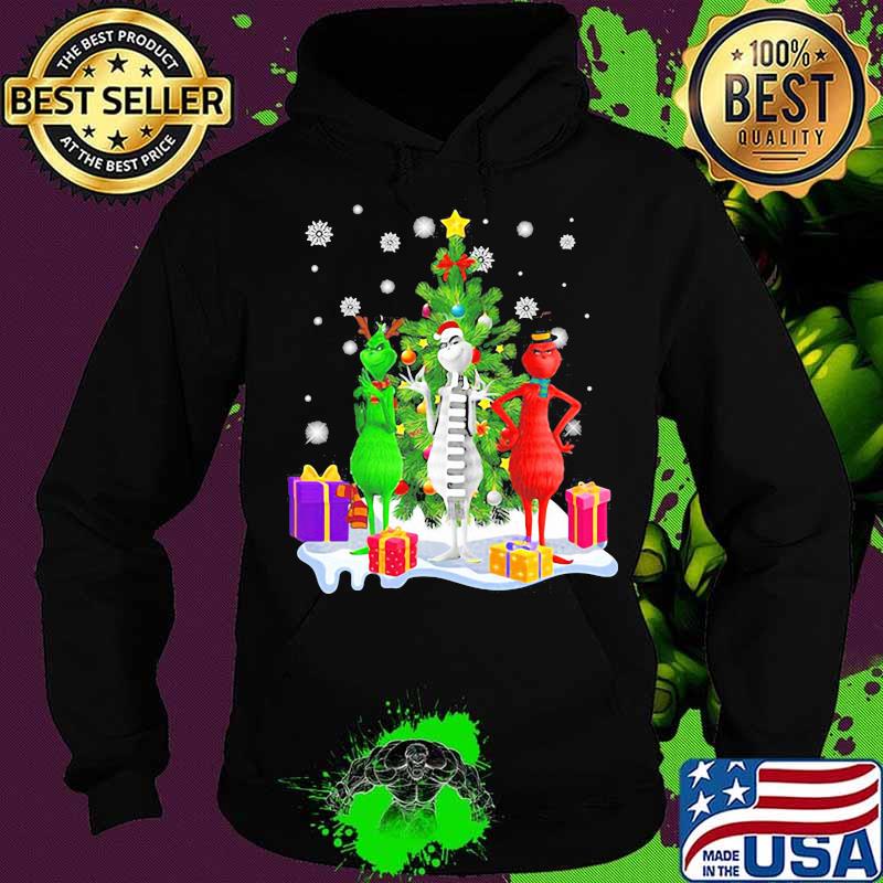 Grinch Red White Christmastree Merry Xmas Shirt Hoodie Grinch Red White Christmastree Merry Xmas Shirt Hoodie