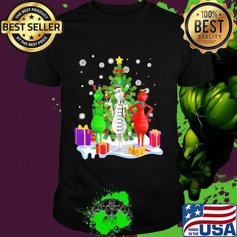 Grinch Red White Christmastree Merry Xmas Shirt Grinch Red White Christmastree Merry Xmas Shirt
