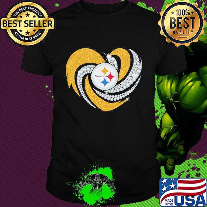 Heart Diamonds Pittsburgh Steelers Team Football Shirt