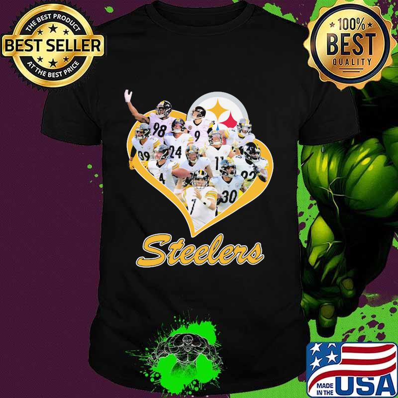 Heart Football Pittsburgh Steelers Shirt