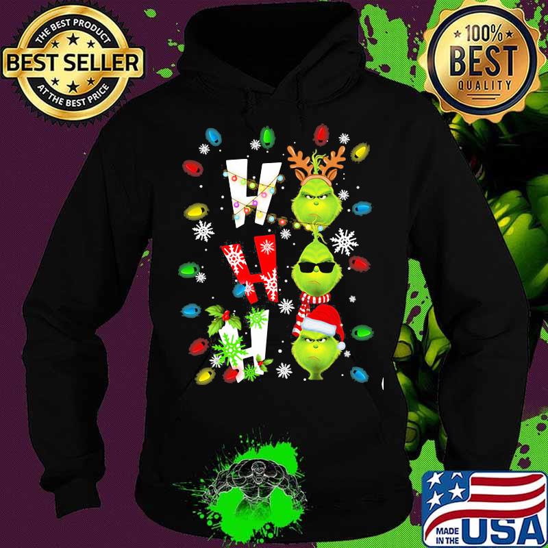 Ho Ho Ho Grinch Merry Christmas Shirt Hoodie Ho Ho Ho Grinch Merry Christmas Shirt Hoodie